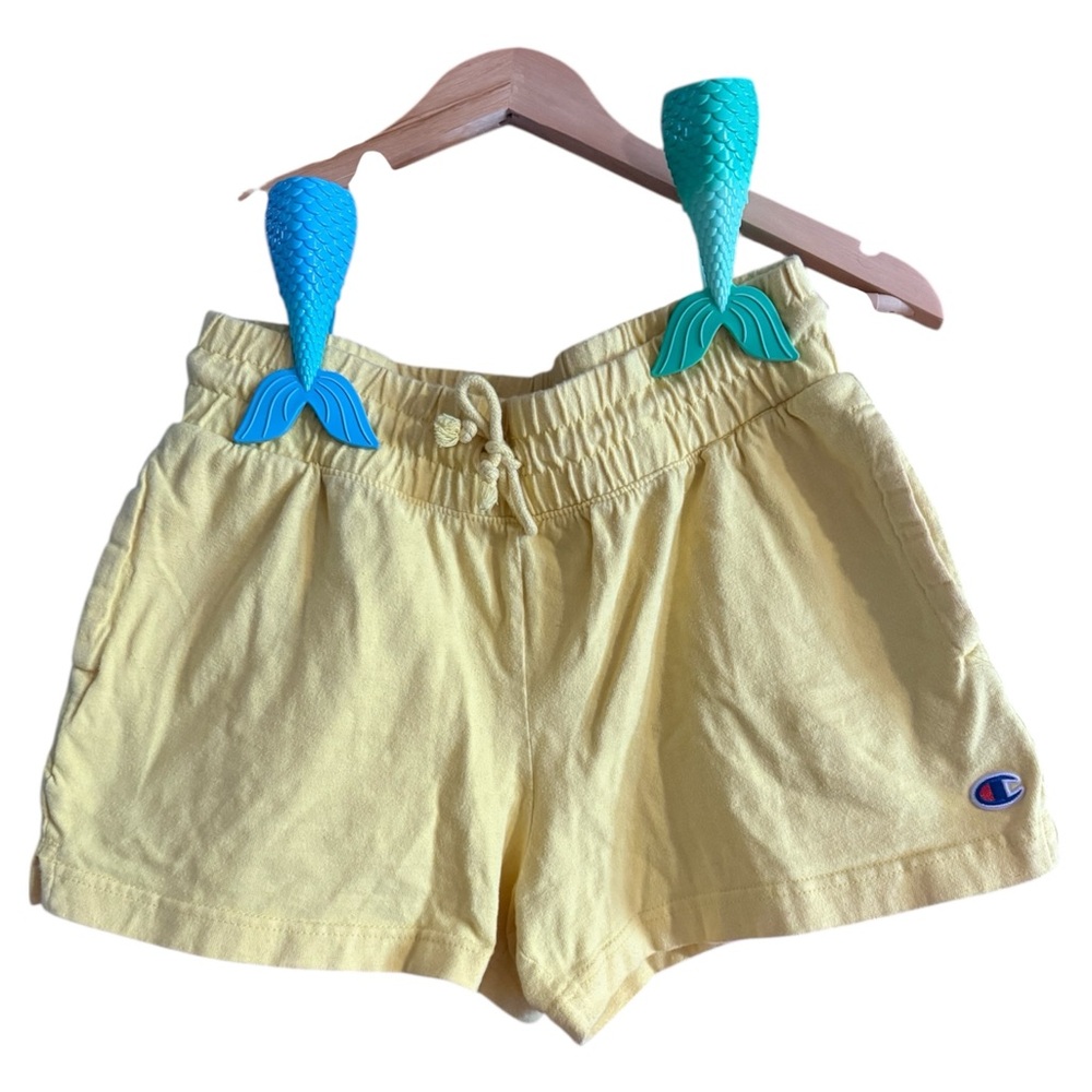Champion Women's Athletic Shorts in Sunny Yellow